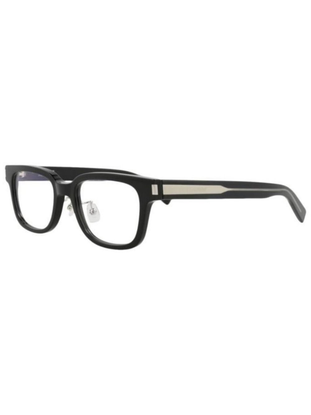 New Saint Laurent Unisex Square/Rectangle Black Crystal Transparent Fashion Desi